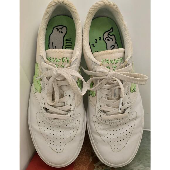 NB Numeric 272 Frankly 272 New Balance Skater White Green Villani Clean Size 8.5 main image 11